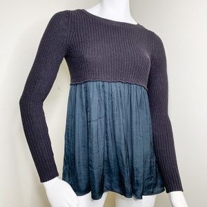 KIMCHI BLUE black baby doll sweater